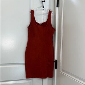 Iris Suede‑Style Tank Dress